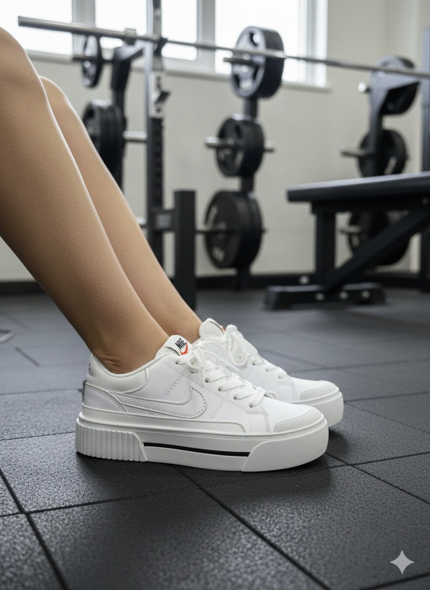 Nike ابيض سادة