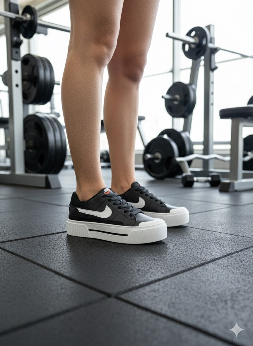 Nike اسود صح ابيض