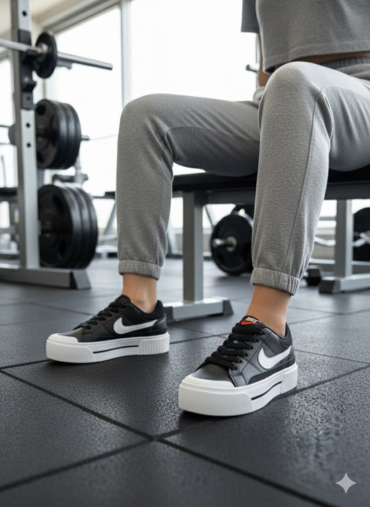 Nike اسود صح ابيض