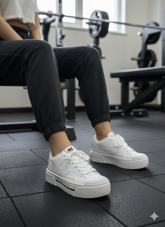 Nike ابيض سادة