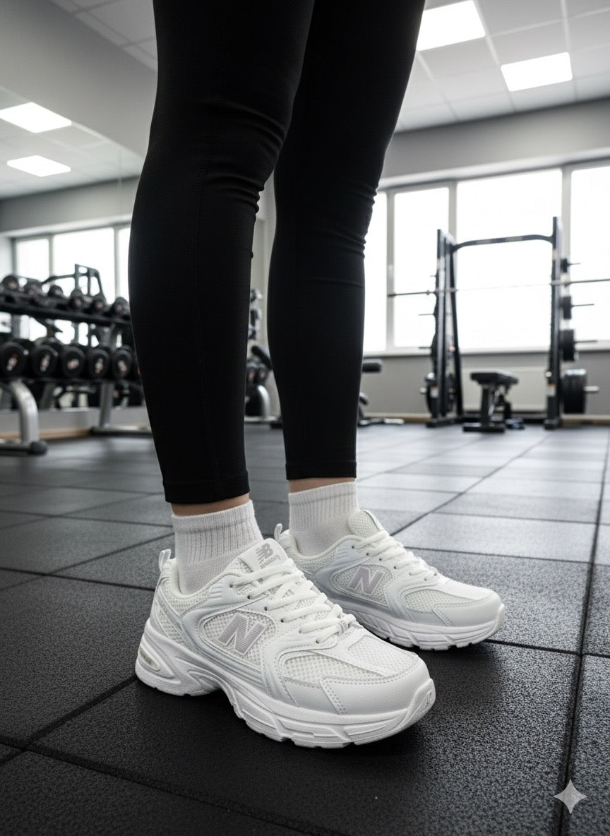 New balance 530 (ابيض سادة)